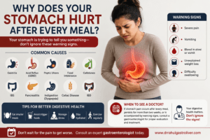 Why Does Your Stomach Hurt After Every Meal? 10 Common Causes & When to Worry