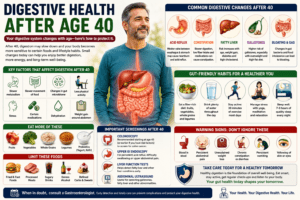 Digestive Health After 40: 10 Expert Tips to Keep Your Gut Healthy as You Age
