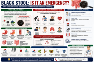 Black Stool: Is It an Emergency? Causes, Warning Signs & When to Seek Immediate Medical Care